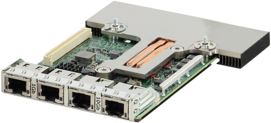 Dell Broadcom 57416 Dual Port 10Gb RJ45 & 5720 Dual Port 1Gb RJ45
