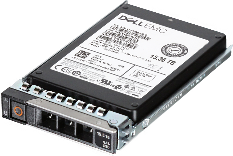 Dell 15.36TB 12Gbps SAS Read Intensive TLC 2.5 SSD PM1643 - xByte