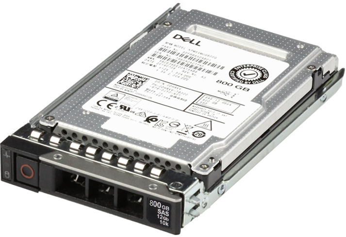 Dell 800GB 12Gbps SAS Write Intensive TLC 2.5 SSD KPM5XMUG800G CPO