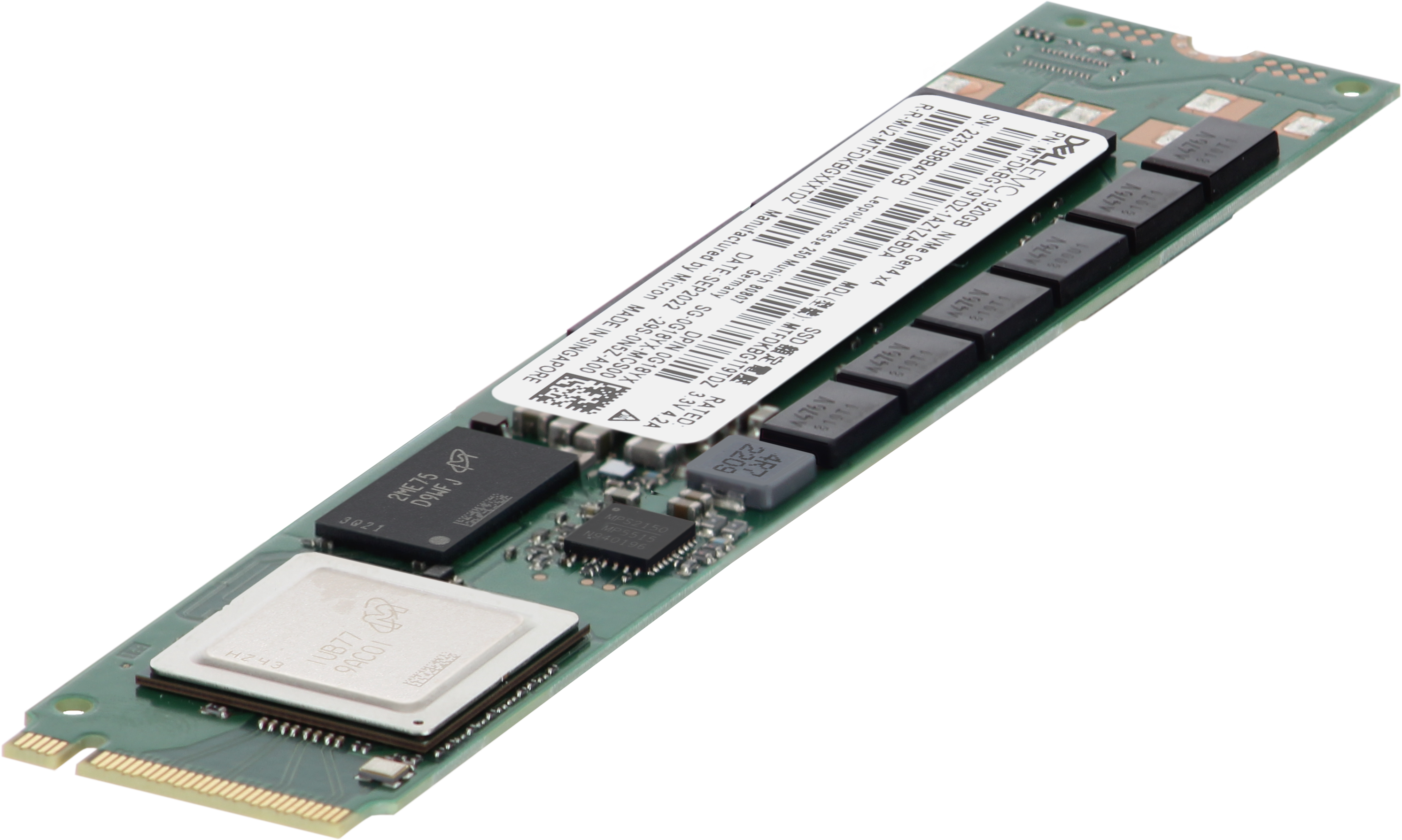 Dell 1.92TB Gen4 NVMe Read Intensive TLC 22110 M.2 SSD 7400 PRO