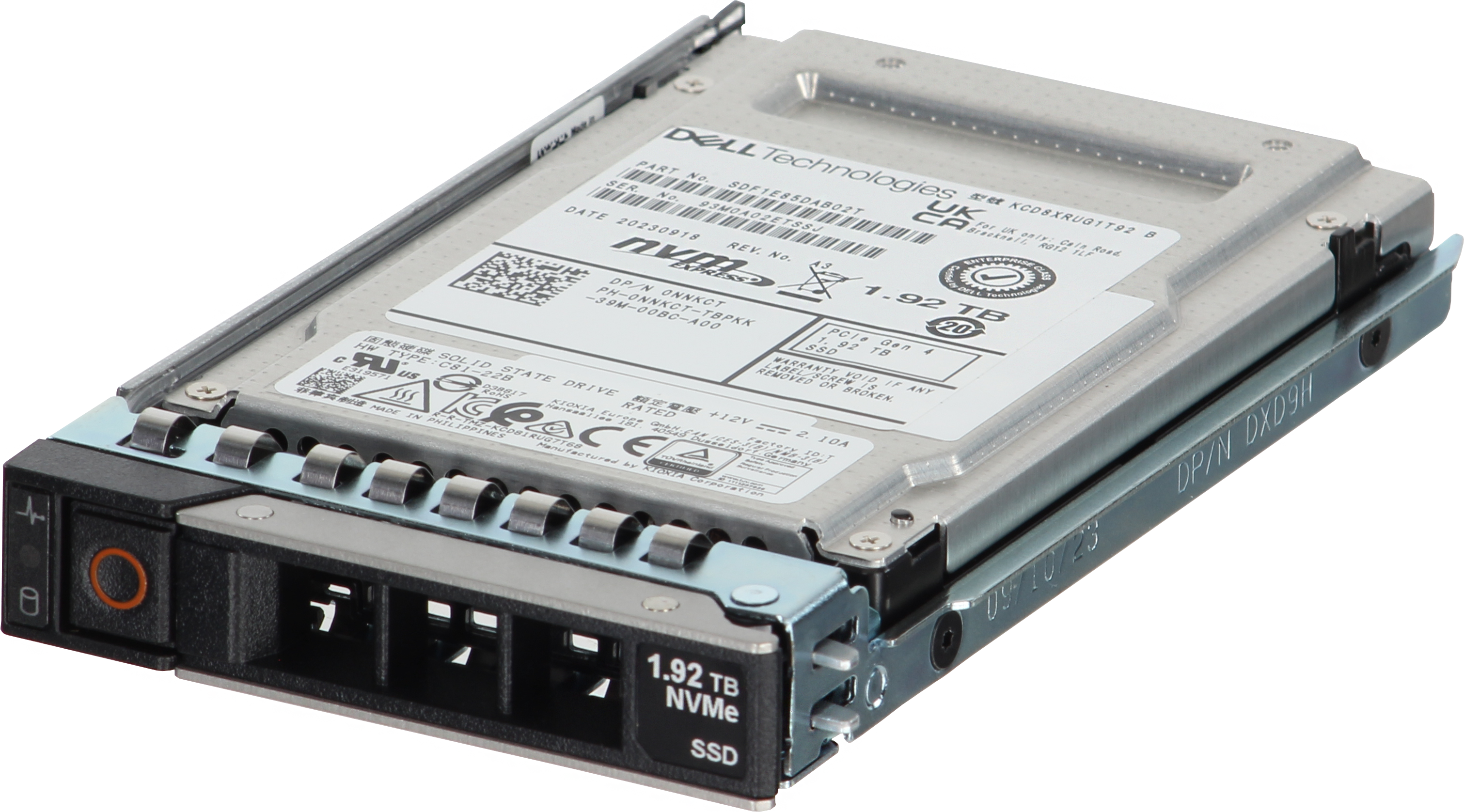 Dell 1.92TB Data Center NVMe Gen4 RI TLC 2.5 SSD CD8-R - xByte