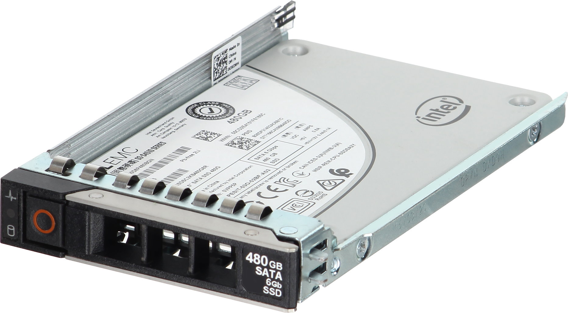 Dell 480GB 6Gbps SATA Read Intensive TLC 7mm 2.5 SSD S4510 CPO