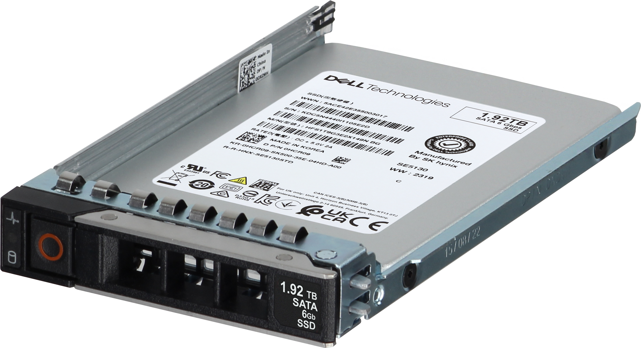 Dell 1.92TB 6Gbps SATA Mix Use TLC 7mm 2.5 SSD SE5130 - xByte