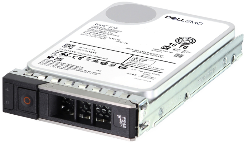 Dell 16TB 7.2K 512e 12Gbps NL SAS 3.5 HDD Exos X18 - xByte