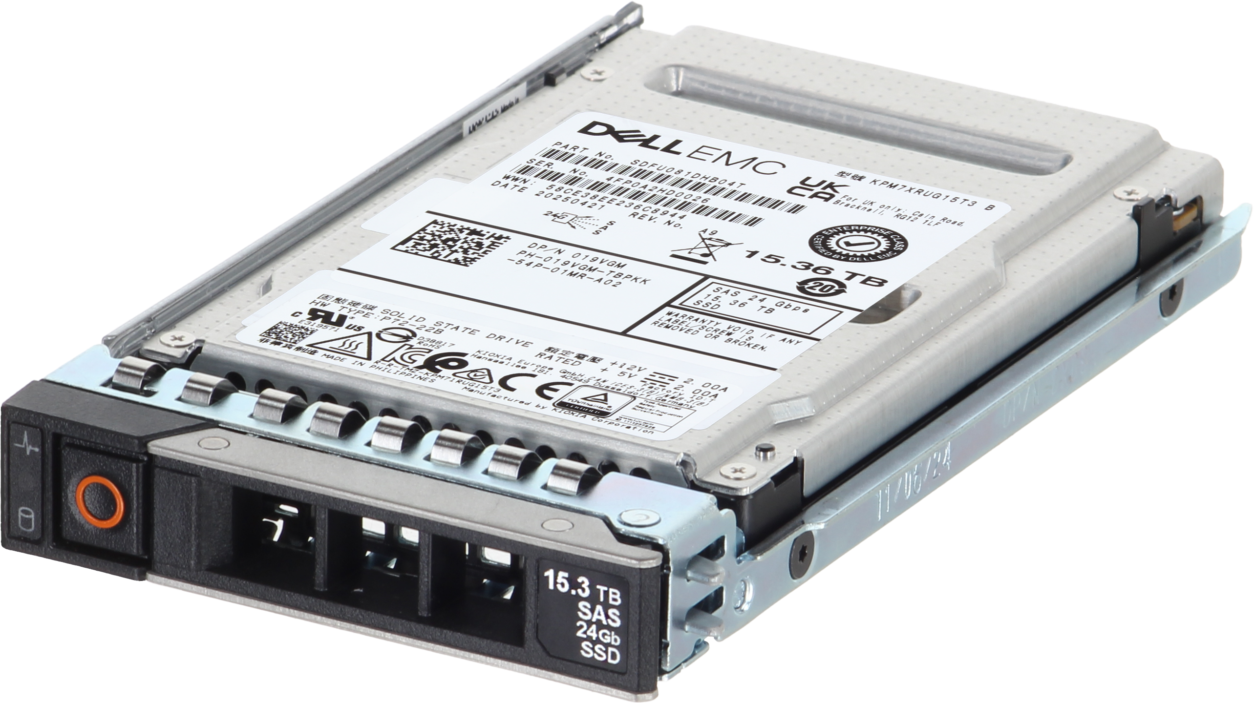 RN829 Dell 36-GB 3G 15K 2.5 SAS w/F830C [2個パック] (更新) Dell 15.36TB 24Gbps SAS Read Intensive TLC 2.5 SSD KPM7XRUG15T3