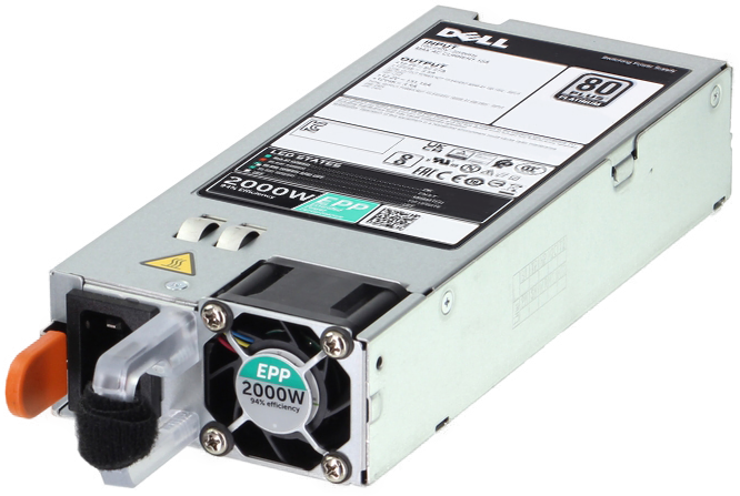 Dell 2000W 80 Plus Platinum Efficiency Power Supply Unit (C19